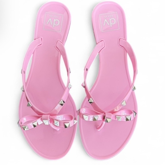 NWT Dolce Vita Pink Studded Sandals - Picture 8 of 9